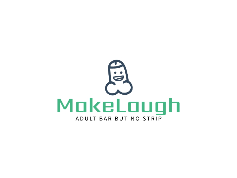 MakeLaugh logo design