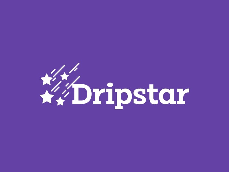 Dripstar logo design