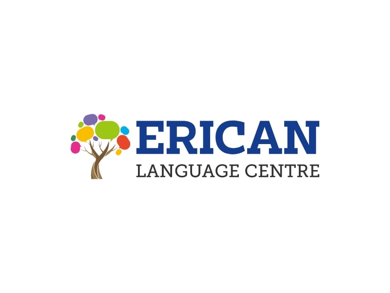 Erican Language Centre logo design
