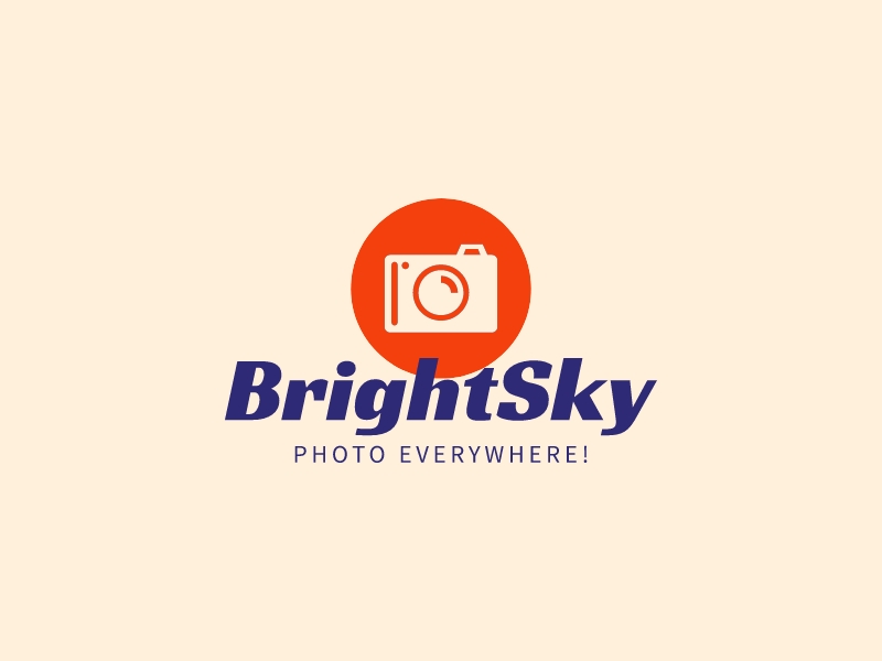 BrightSky logo design