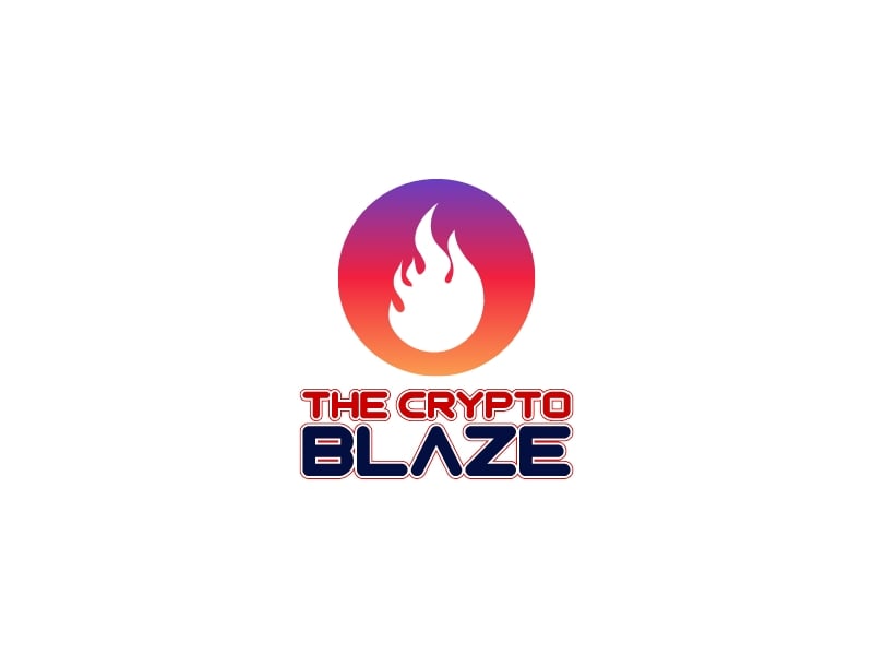 the crypto blaze logo design