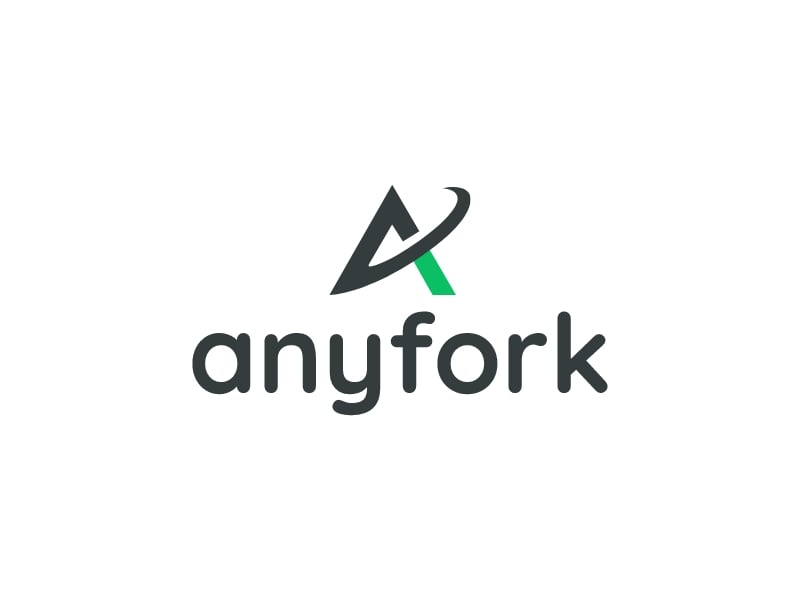 anyfork logo design