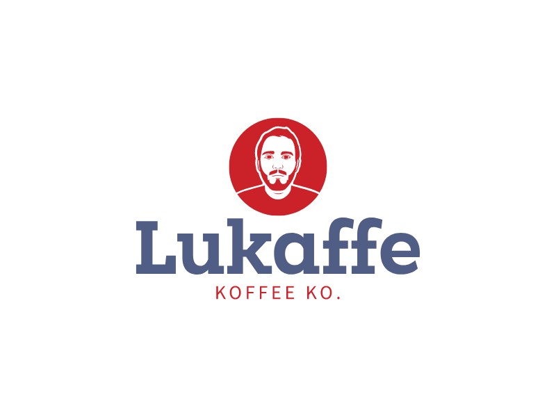 Lukaffe logo design