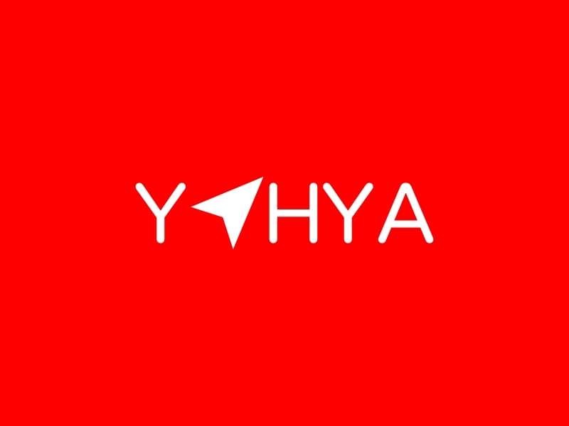 YAHYA logo design