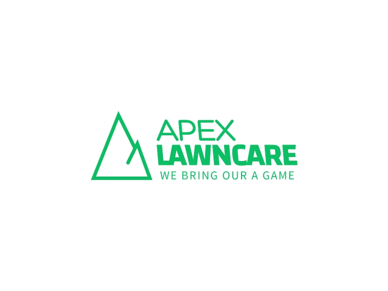 Apex Lawncare logo design