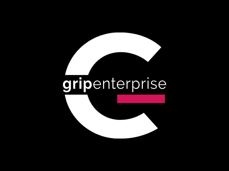 grip enterprise logo design