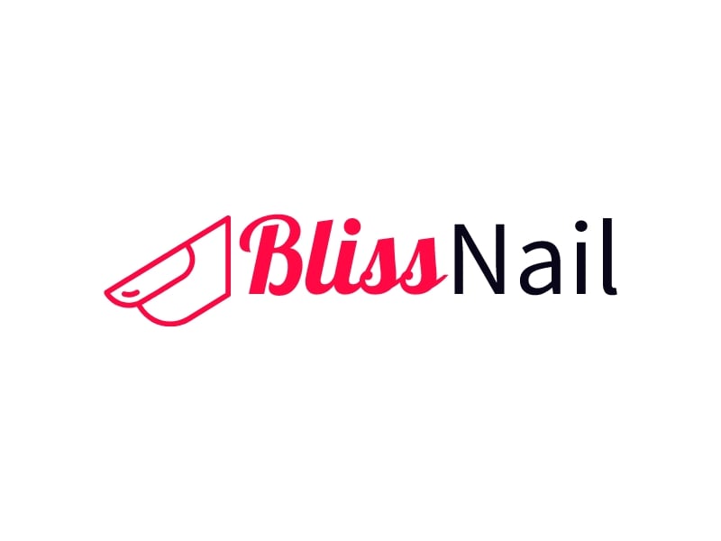 Bliss Nail logo design
