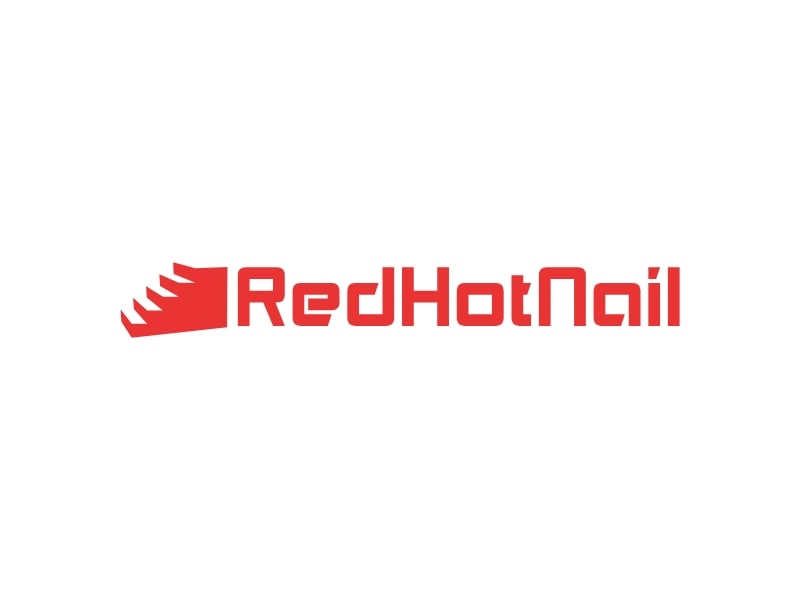 RedHotNail logo design