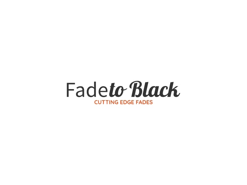 Fade to Black logo design