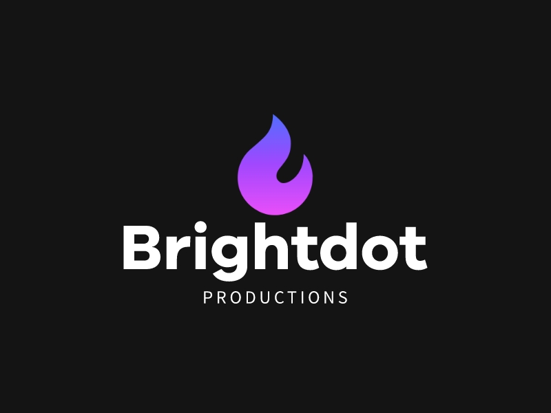 Brightdot logo design