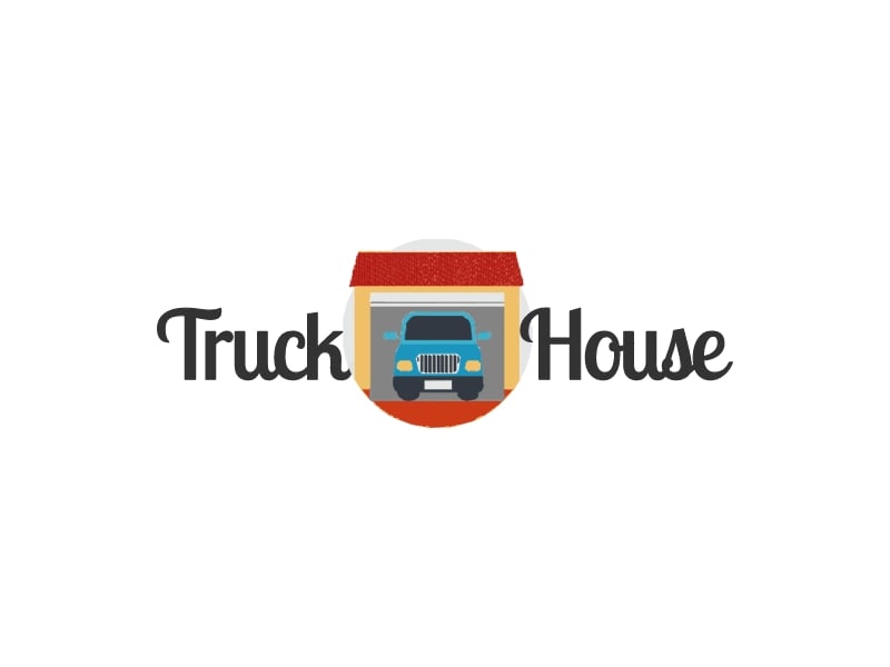 Truck House logo design