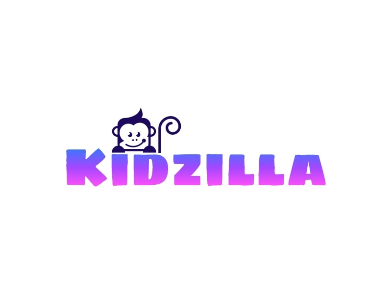 Kidzilla logo design