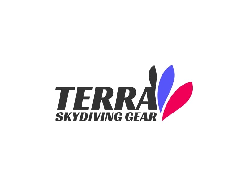 Terra Skydiving Gear logo design
