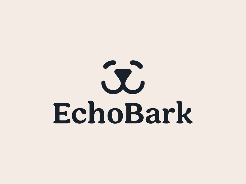 EchoBark logo design