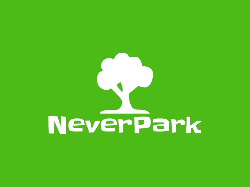 NeverPark logo design