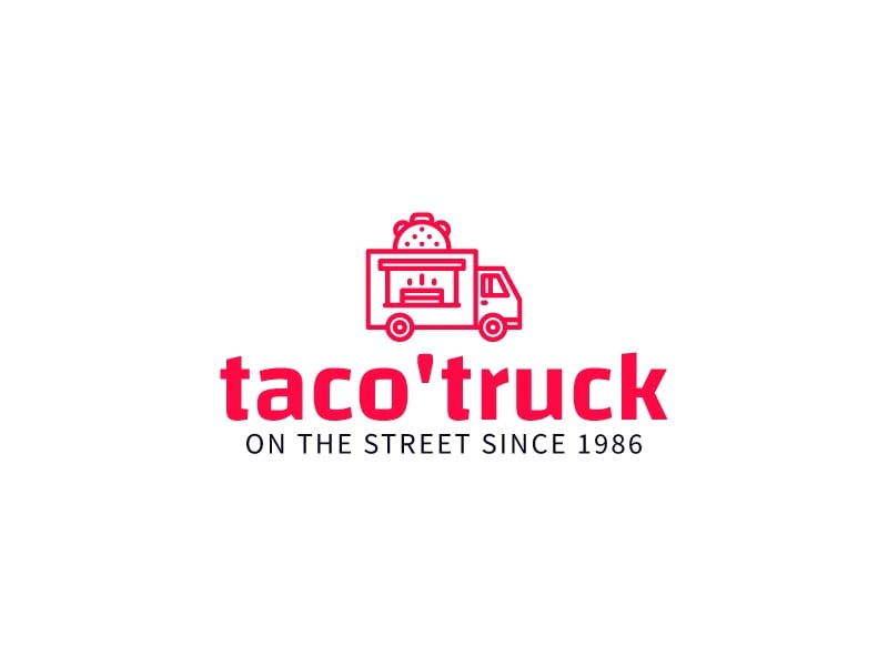taco'truck logo design