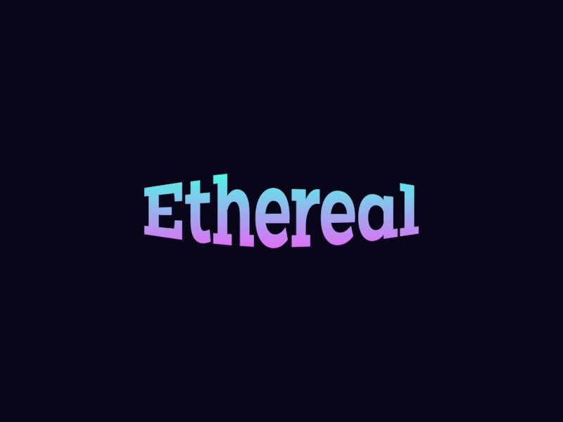 Ethereal logo design