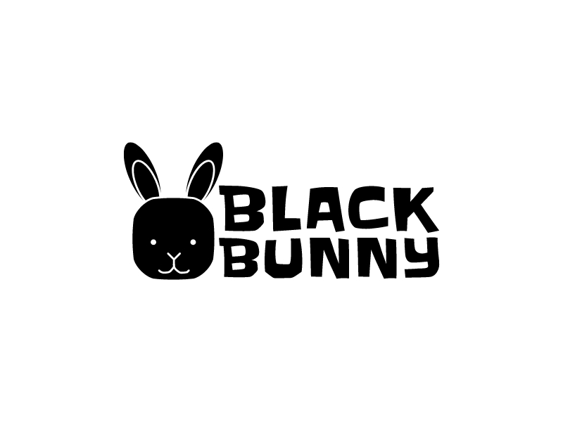 Black Bunny logo design