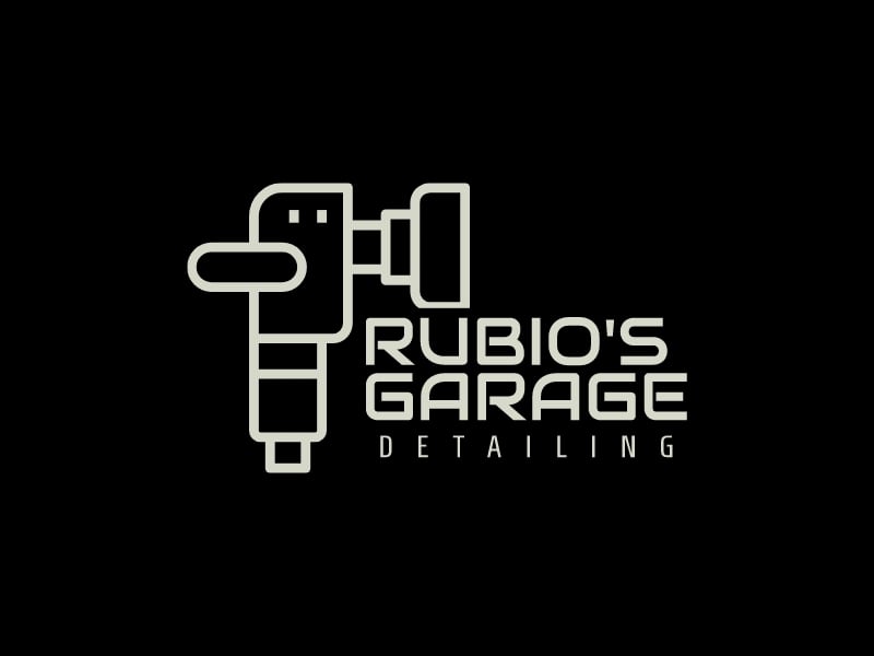 Rubio's Garage logo design