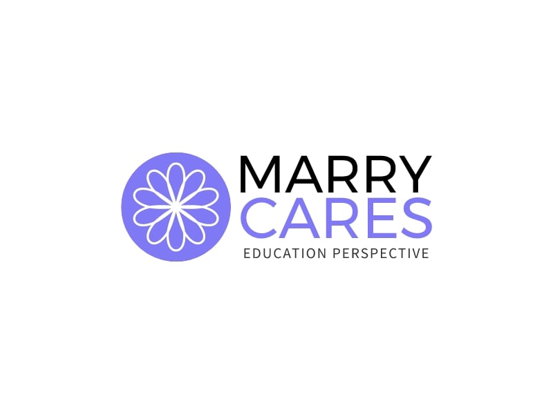 Marry cares logo design