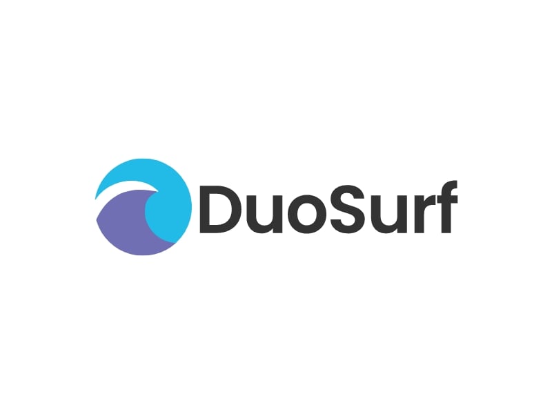 DuoSurf logo design