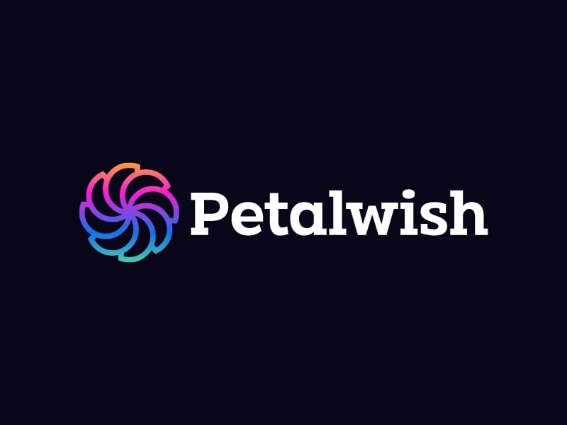 Petalwish logo design