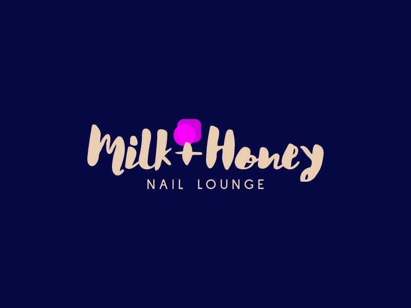 Milk+Honey logo design