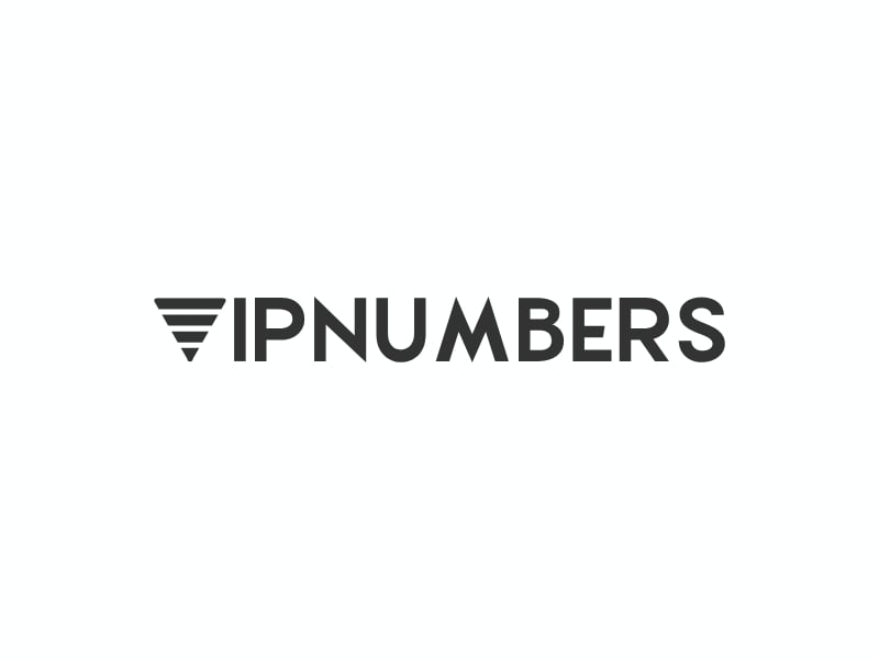 VIPNUMBERS logo design