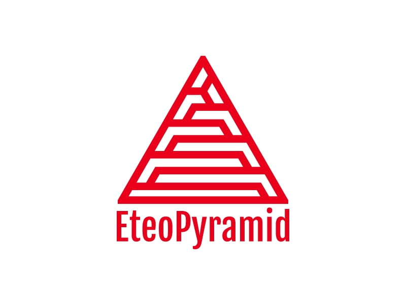 Eteo Pyramid logo design