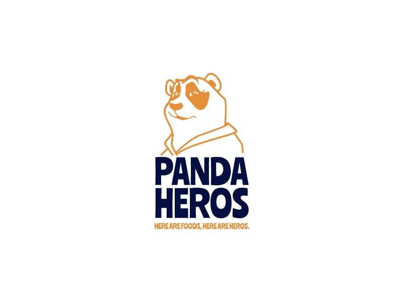 Panda heros logo design