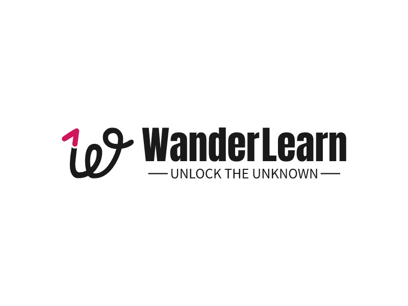 Wander Learn logo design