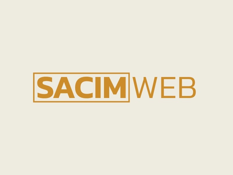 Sacim web logo design