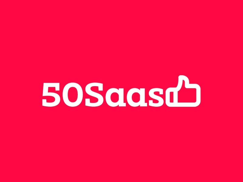 50Saas logo design