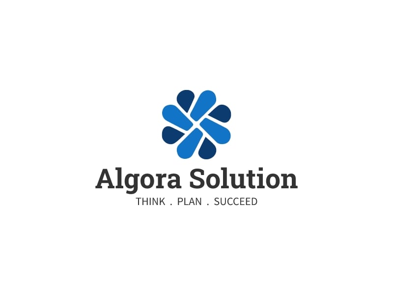 Algora Solution logo design