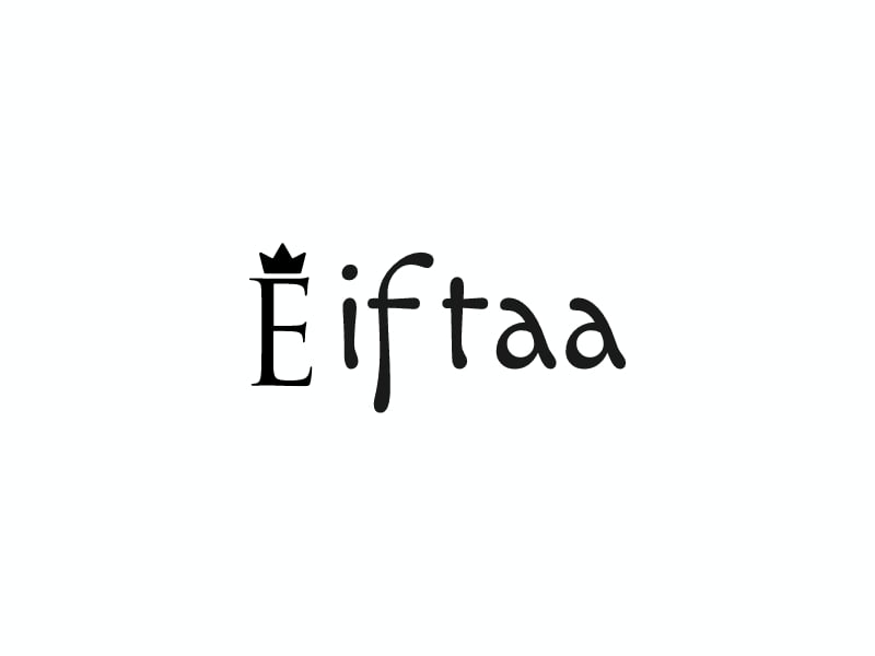Eiftaa logo design