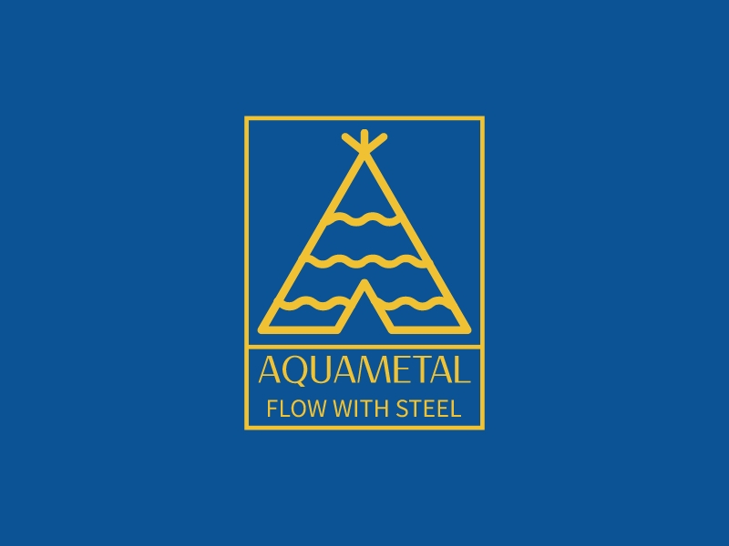 AquaMetal logo design