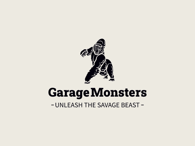 Garage Monsters logo design