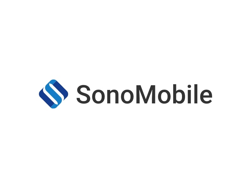 SonoMobile logo design
