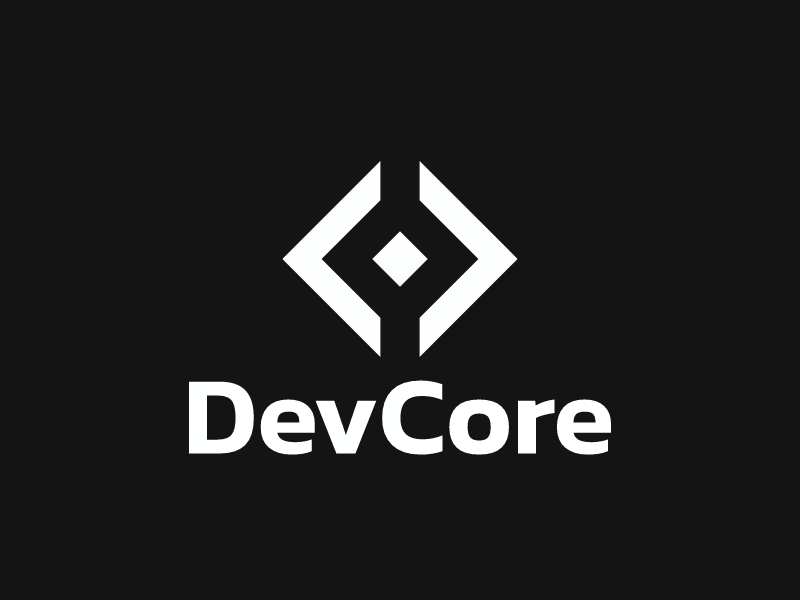 DevCore logo design