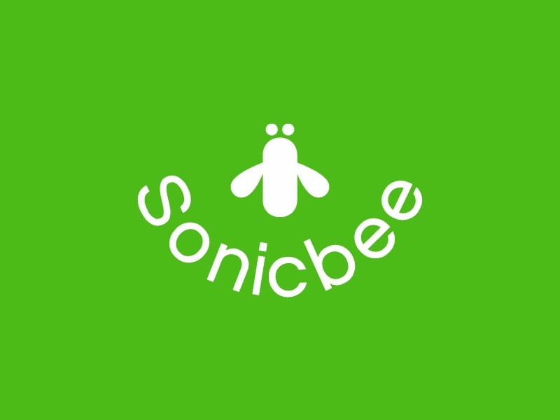 Sonicbee logo design