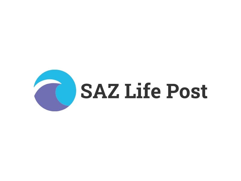 SAZ Life Post logo design