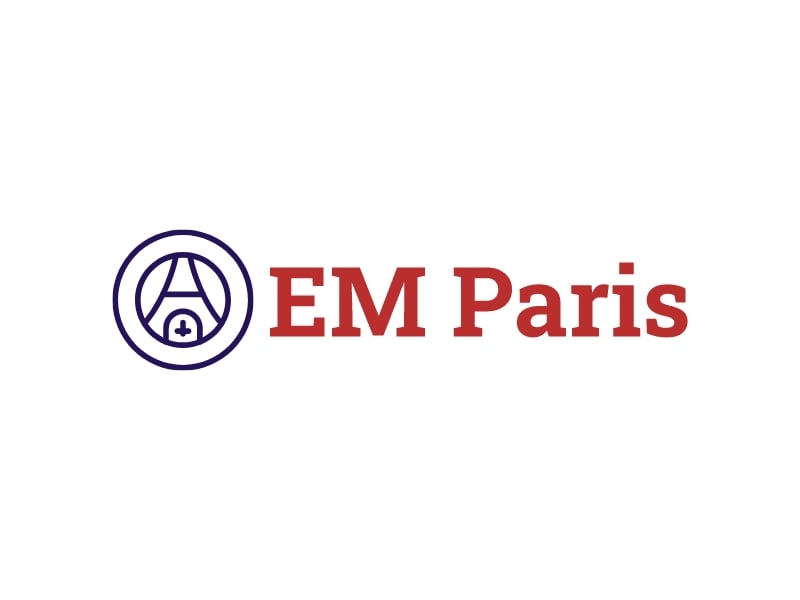 EM Paris logo design