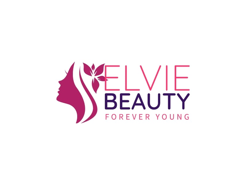 Elvie Beauty logo design