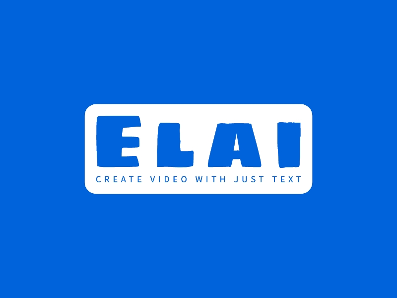 Elai - Create video with just text