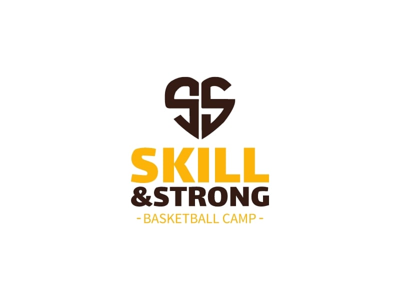 SKILL &STRONG logo design