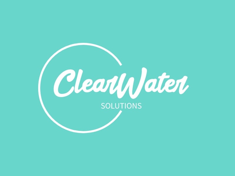 ClearWater logo design