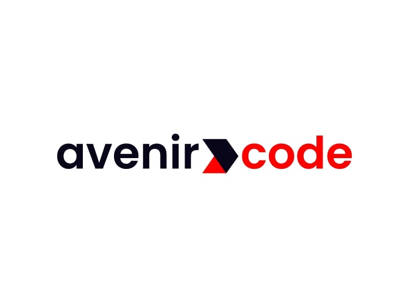 avenir code logo design