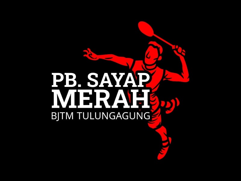 PB. SAYAP MERAH logo design