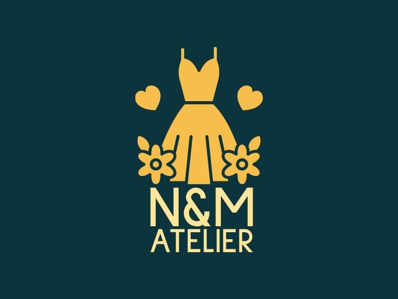 N&M Atelier logo design