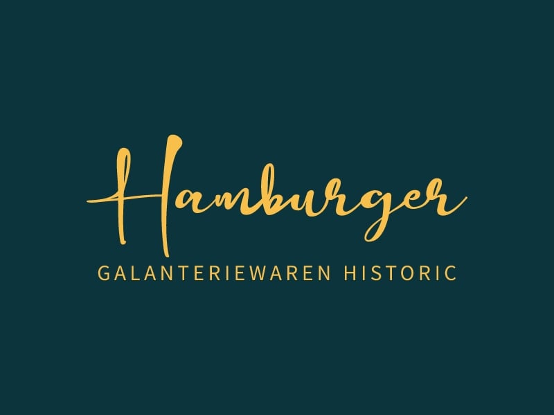 Hamburger logo design